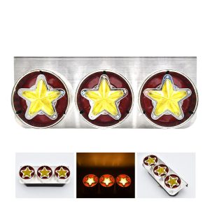 24v led triple star tail light