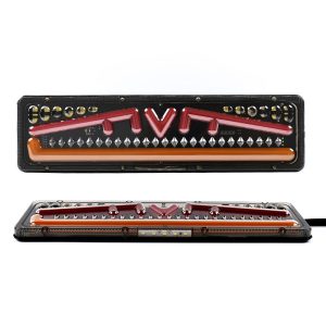 24v led sequential flow tail light for steyr wang, aowei, howo truck