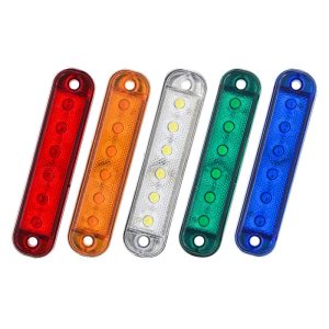 12v 24v 6led truck side marker light